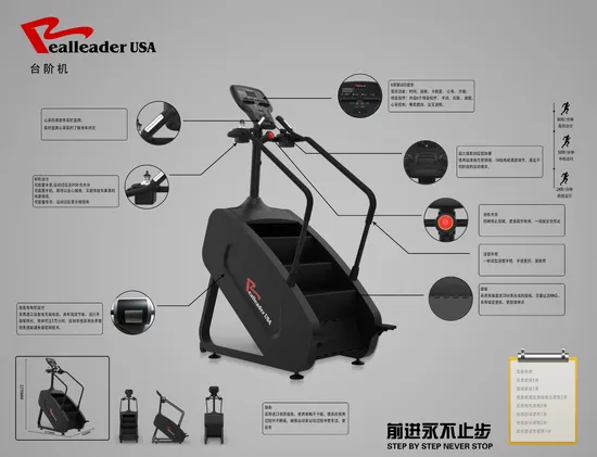 Cardio Machine Stepper Climber Electric Powered Stairmill Lose Weight