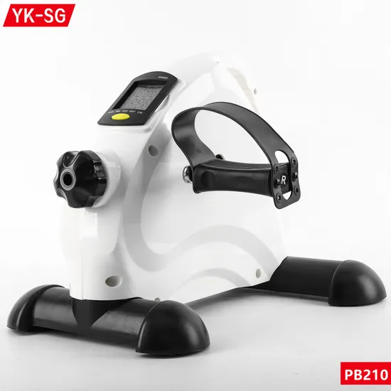 Under Desk Pedal Foot Cycle Arm Leg Exerciser Mini Exercise Bike Cross Trainer for Elderly with LCD Display
