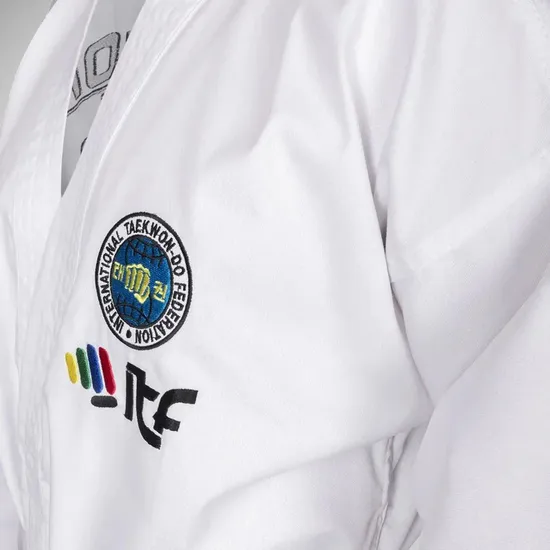 Martial Arts Ultra Light Itf White Taekwondo Uniform Gi Student Suit