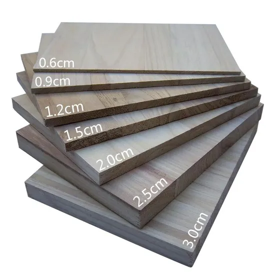 Factory Supply Paulownia Wood Breaking Board for Taekwondo Training