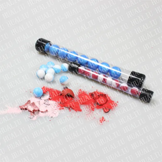 0.68 Cal Wax Shell Pepperballs Eco Friendly Self Defense Bullet Ball Paintballs