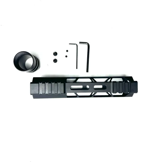 Customized 1046 Black Aluminum Metal Tactical Matte Alloy CNC Motorcycle Handguard