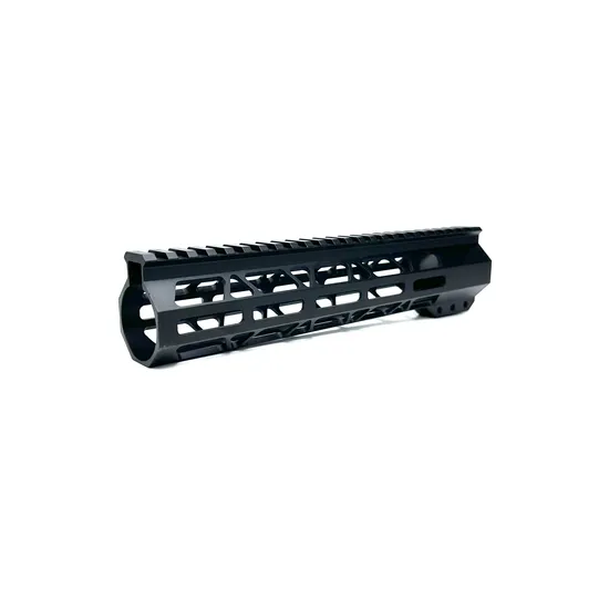 New 10 Inch Black Aluminum Metal Tactical Matte Alloy CNC Section Fixing Handguard