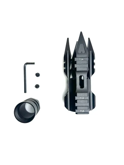OEM 5.5 Inch Black Aluminum Metal Tactical Matte Alloy CNC Barrel Handguard