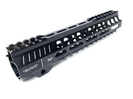 Hot 10 Inch Black Aluminum Metal Tactical Matte Alloy CNC Carbon Handguard