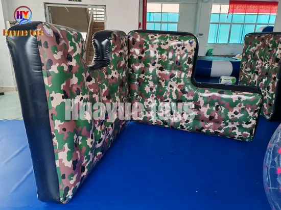 Wholesale Corner Inflatable Tactical Air Bunkers for Paintball Shooting Sport and CS Game