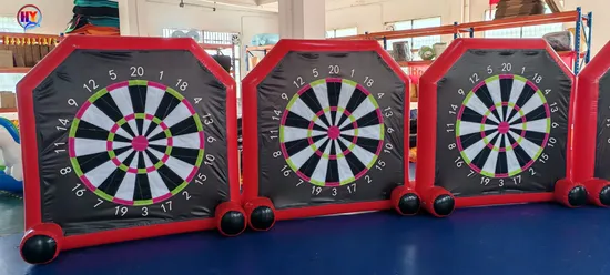 Huayue New Arrival Tarpaulin PVC Inflatable Soccer Dart
