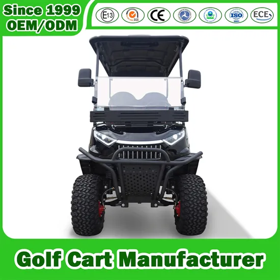 Golf Cart Manfuacturer 2/4/6/8 Seater/Seat Sightseening Hunting Offroad Club Car 48V 72V Utility Mini Lithium Electric Golf Cart for Beach/Outdoor/Sightseeing