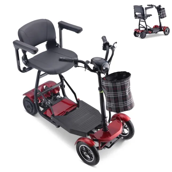 Foldable Electric Motorcycle Motorized Powerful Outdoor Elderly/Disable Mobility Scooter