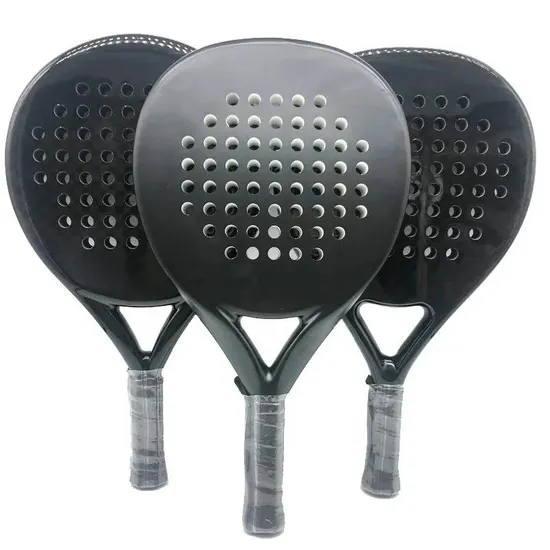 Factory Wholesale Price Direct Sale High Quality Carbon Fiber Paddle Racket Padel