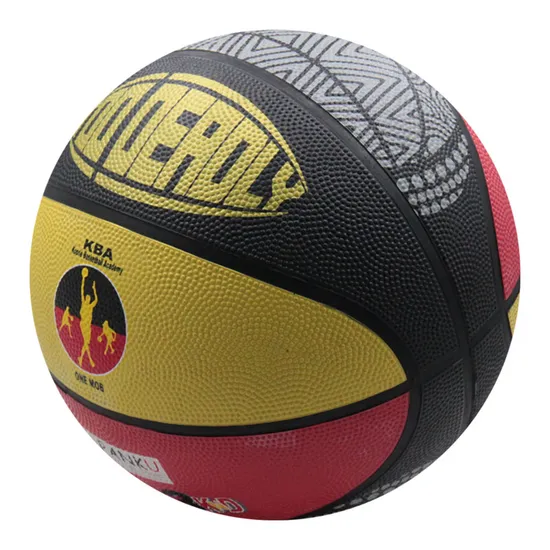 ODM/OEM Customized Size 7 Rubber Basketball Match Adults Kids for Training Playing