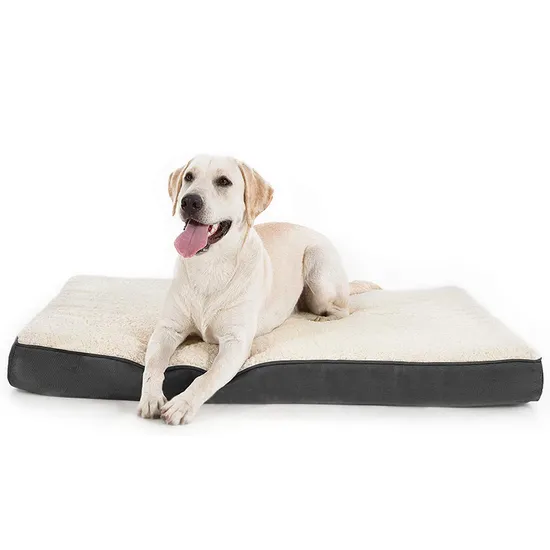 Removable Washable Cover Egg Crate Dog Mat Bed for Large Dogs