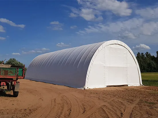 Outdoor Agricultural Greenhouses Garden Plant Transparent Poly Tunnel Warehouse PVC Tarpaulin Tent