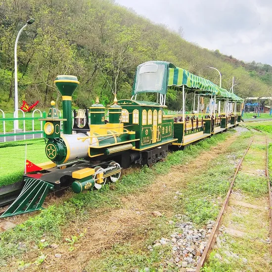 Scenic Playground Ride 20 People Track Sightseeing Small Train