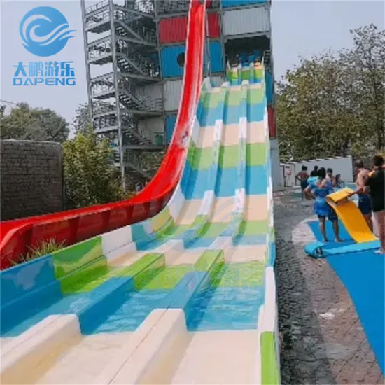 Aqua Park Water Slide Rainbow Racing Mat Water Slide