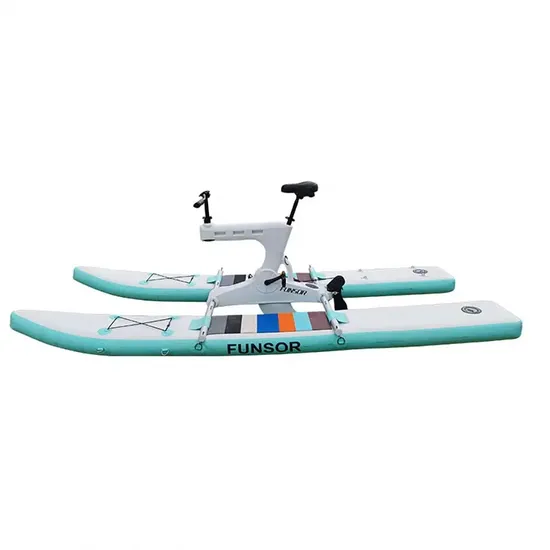 Plastic Water Bike for Sea Aqua Park Used China Water Bike Manufacturers for Export Plastic Single Person Water Bike