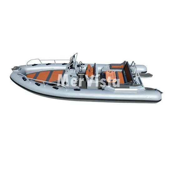 Hot Sale Deluxe 22FT Rib680 Aluminum Bottom Hypalon/PVC Inflatable for Patrol