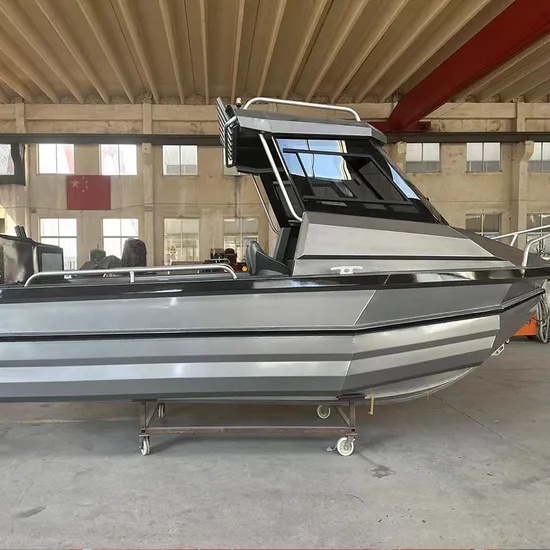 Fishing Vessel Landing Craft Aluminum Fishing Boat with Open Cabin or Enclosed Cabin Customize Accepted