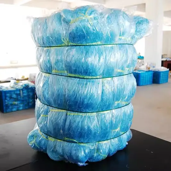 High Quality Factory Price Blue Double Kont Multifilament Fishing Net