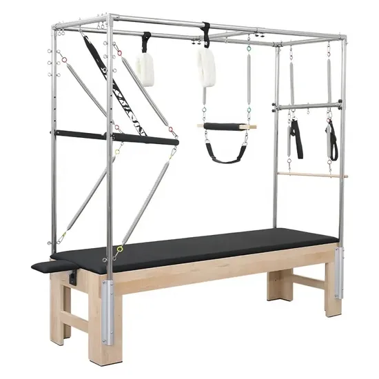 Custom Luxury Pilates Cadillac Reformer 3 in 1 Cadillac Trapeze Table Full Run Reformer Pilates Reformer with Full Trapeze