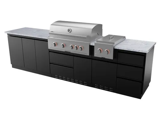 Luxury Built in Gas BBQ Grill Outdoor Kitchen Manufacturer Barbecue Grills