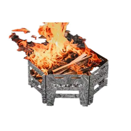 Wholesale Portable Detachable Outdoor Camping Backyard Stainless Steel BBQ Grill Fire Pit