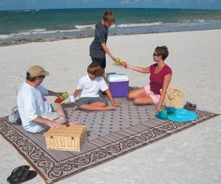 New Design Colorful Patio Mat 450GSM Weight High Quality for RV Camping Mat
