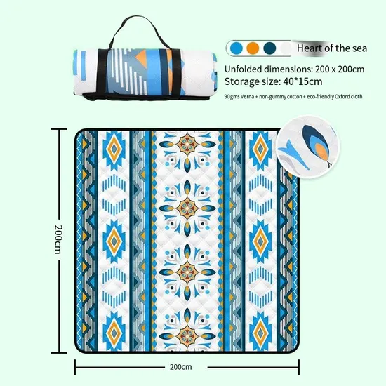 Waterproof & Sandproof Portable Carring Picnic Mat