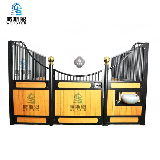 Customized Design Horse Equipment Stables Doors Box Front Panels Equine Stall