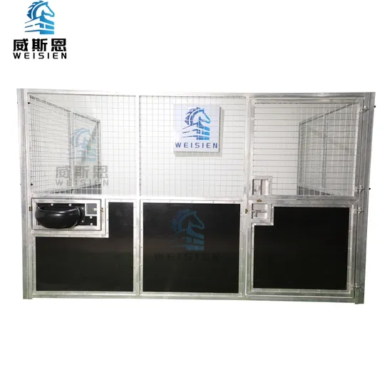 Factory Price Equestrian Equipment Moveable Horse Stable Steel Frame Portable Horse Stalls