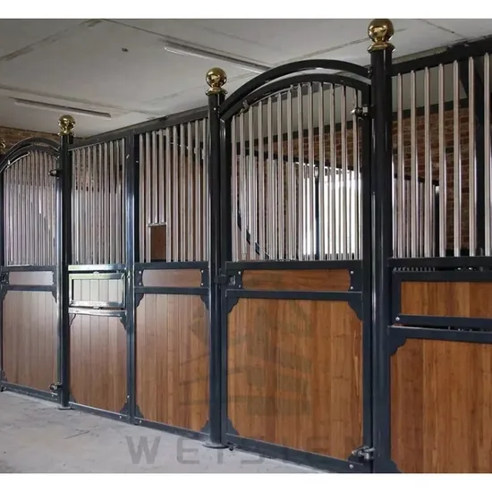 12ftx12FT Durable Horse Stable Anti-Kick Corrosion-Resistant Horse Stall Box