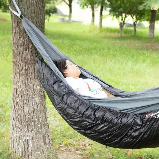 Ultimate Adjustable Hybrid Sleeping Bag and Hammock Combo