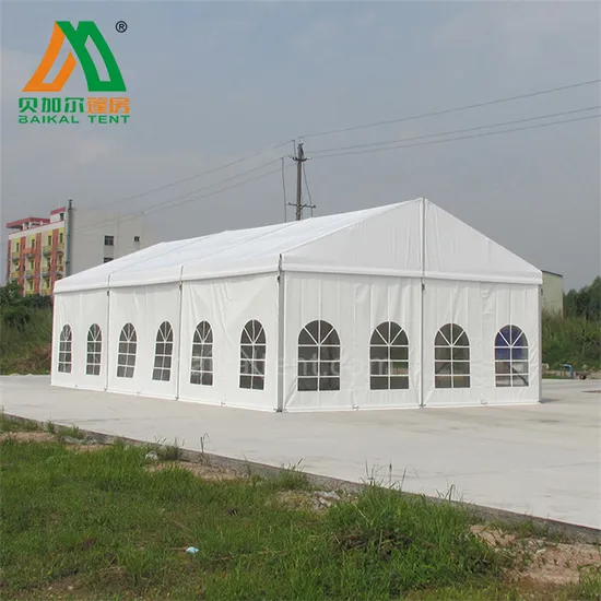White PVC Fabric and Aluminum Alloy Office Meeting Event Exhibition Party Tent