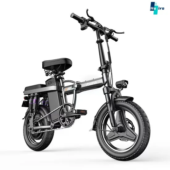 New Cheap Adult Ebike 400W/48V 8 Shock Absorbers Aluminium Folding Battery Bicycle Two Wheeled Dirt Electric Bike for China Factory Wholesale
