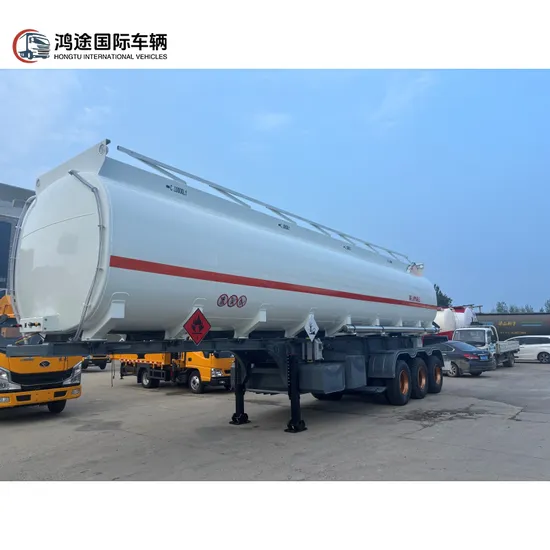 Carbon Steel Steel Aluminum Alloy Transportation 4 Axle 45000 Liters Water Milk Oil Tanks Crude Palm Oil Water Tanker Fuel Tanker Trailer Supplier