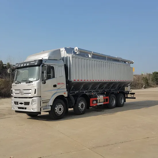 Tri-Ring High Efficiency Bulk Feed Grain Transporter Truck for Animal Feed Delivery
