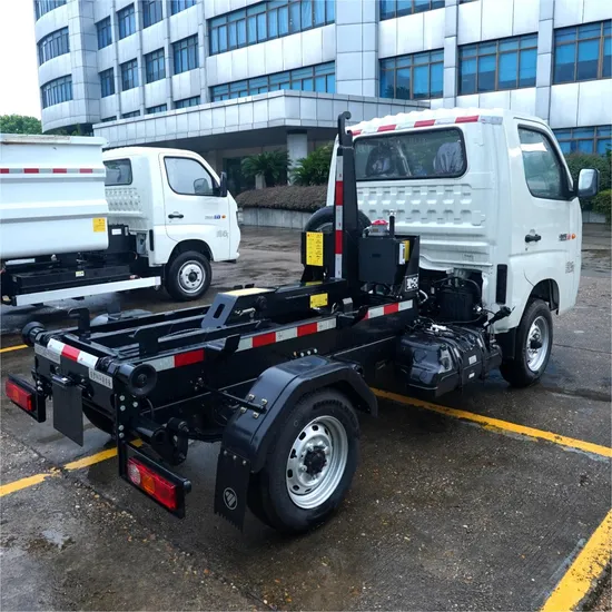 Used Hot Sale Foton Disel Mini Truck-Mounted Dump Trucks Hydraulic Hook Arm Truck Garbage Transfer 5036