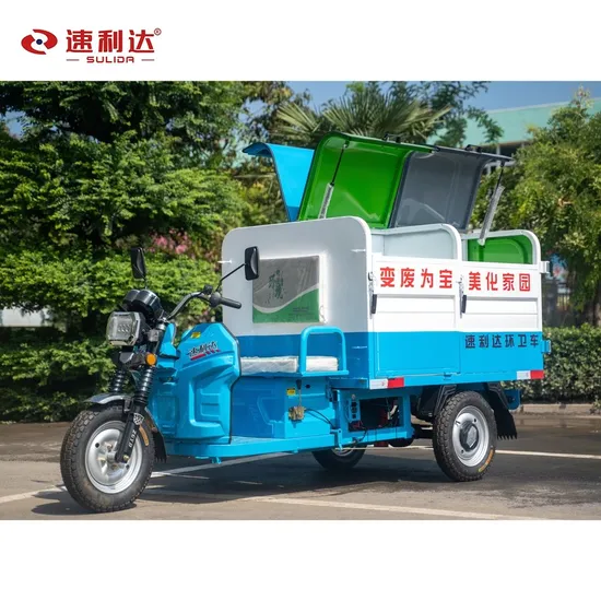 Durable Electric Cleaning Trike with 60-80km Mileage Capacity