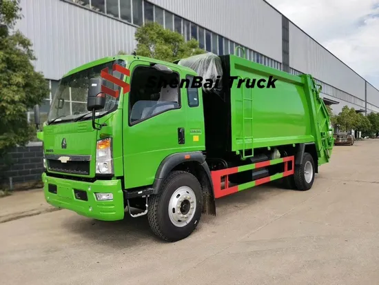 High Quality HOWO 4X2 6cbm 8cbm Municipal Sanitation Refuse Compression Garbage Truck for Sale