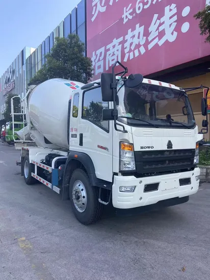 Sinotruk Mini Cement Concrete Mixer Truck with Reliable Quality HOWO4X2 6-12m³ Small Concrete Mixer Truck