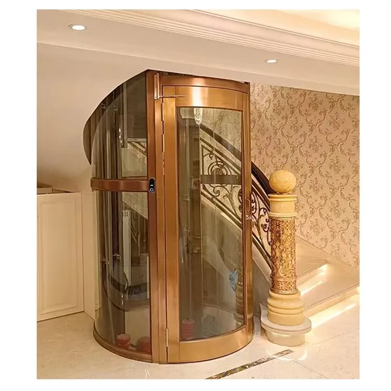 Modern Small Elevator Hot Sale Round Luxury Villa Elevator Prices