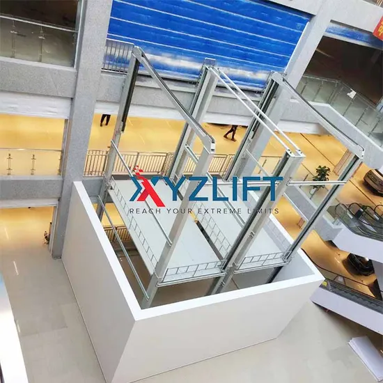 4 Post Vehicle Car Lift Floor to Floor Elevator Car Parking Lift