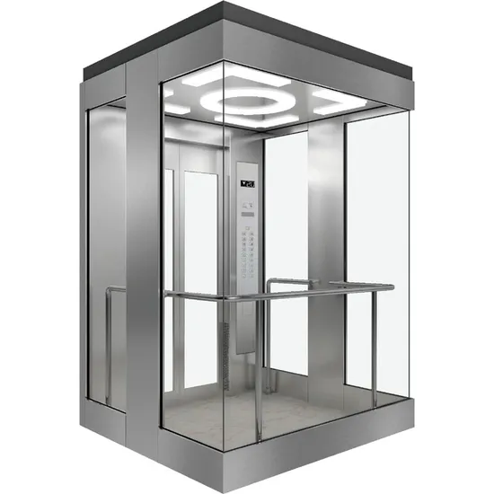 Champagne Gold Mirror Stainless Steel Panoramic Elevator