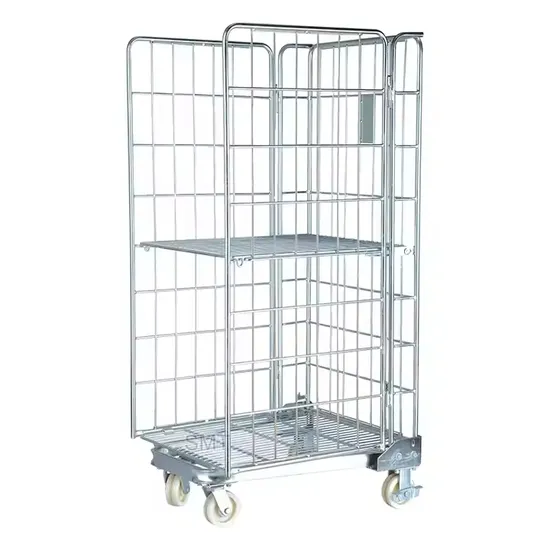Auto Industry Custom Storage Metal Collapsible Bulk Wire Pallet Container