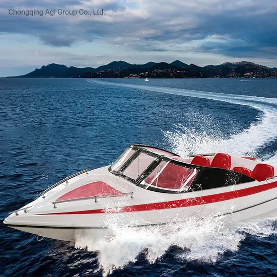 Best Selling Quality Boats Fiberglass Fishing Yacht Luxury Yacht Double Fiberglass Open Speedboat 4.78m Charge Boat