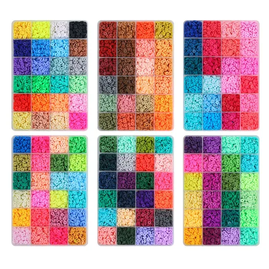 Multicolor Clay Beads Kit for DIY Bracelets Making Bohemian Wind Jewelry Bracelet Necklaces Accessories Girl Gifts