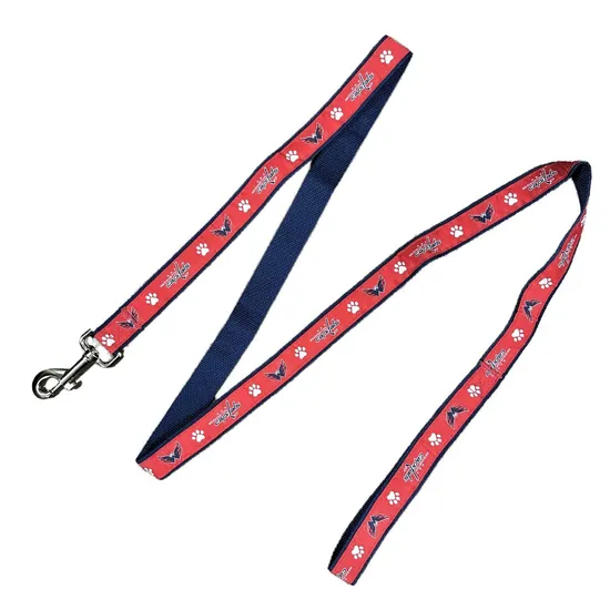 Wholesale Factory Custom Logo Retractable Reflecttive Pet Dog Training Leads Premium Rope Collar Polyester/Nylon Hook Dog Leash