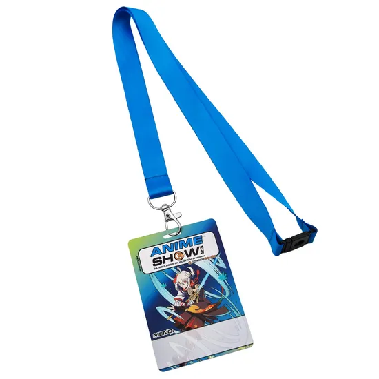 Wholesale Personalized Polyester Silk-Screen Lanyard with Logo Custom