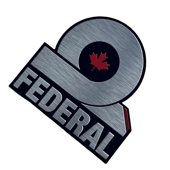 Custom Metal Brushed Silver Logo Embossed Printing Aluminum Nameplate Metal Label