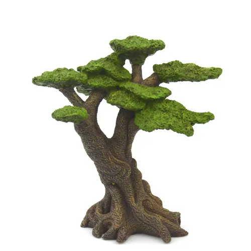 Resin Large Green Tree for Aquarium and DIY Landscaping